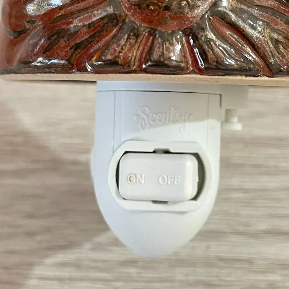 Scentsy Boho Chic Wall Wax Scent Warmer Nightlight Daisy Flower Plug-In